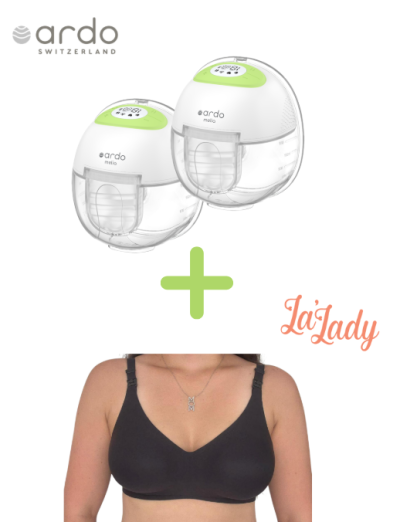 סט שאיבה hands free + חזיית הנקה תומכת ללא ברזלים